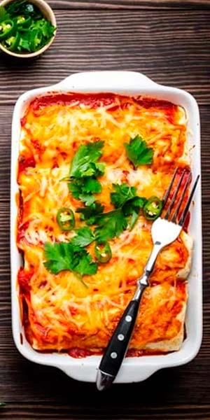 lasagna and cheese